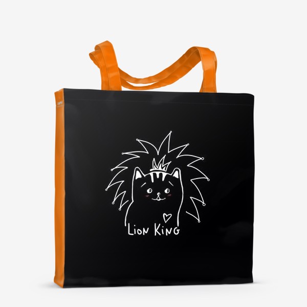 Сумка-шоппер «Король Лев. Ласковый и нежный зверь.»