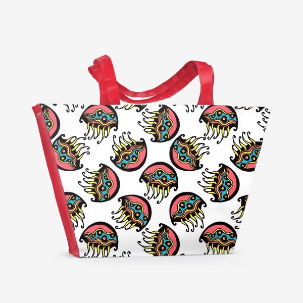 Пляжная сумка «Ретро медузы»