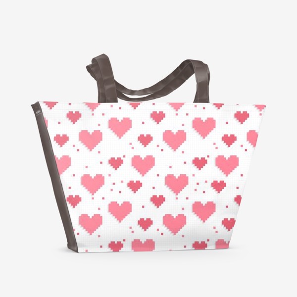 Пляжная сумка «8-bit love»