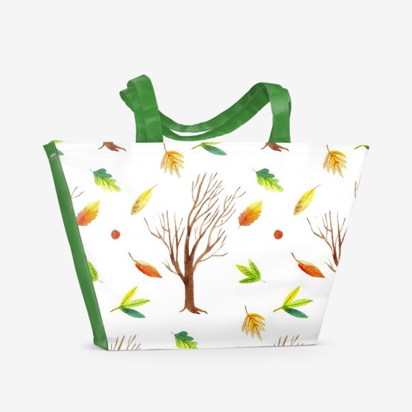 Пляжная сумка «Осенний лес»