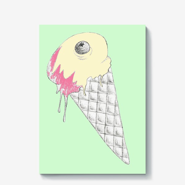 Холст «Мороженное Pop Art»