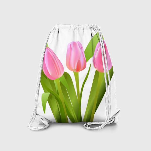 Рюкзак «Цветы Тюльпаны.  Весна, 8 марта»
