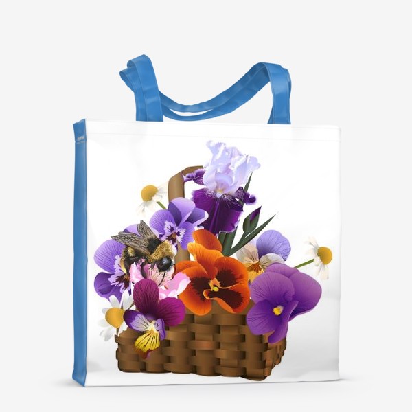 Сумка-шоппер «Корзинка с цветами»