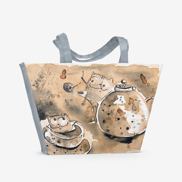 Пляжная сумка «Кофе пауза»