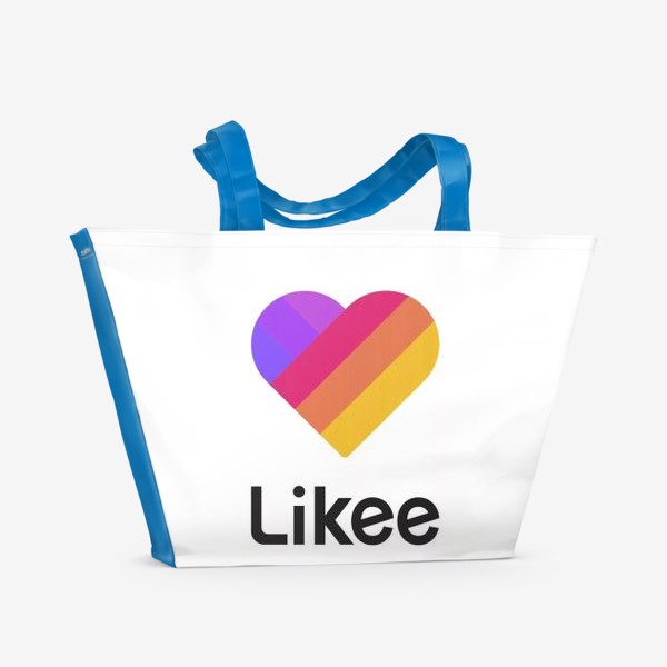 Пляжная сумка «Likee Like Лайки Лайк»