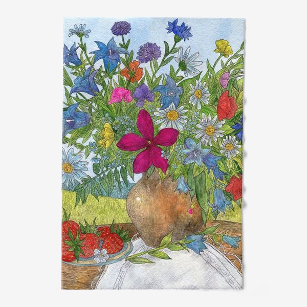 Полотенце «Букет полевых цветов»