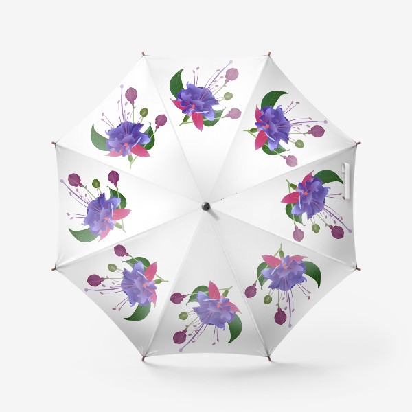 Зонт «Цветок Фуксия.»