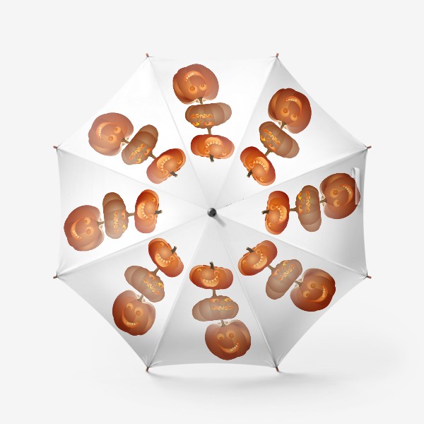 Зонт «Хэллоуин, тыквы»