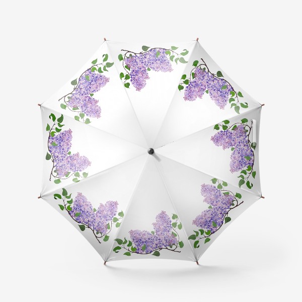 Зонт «Цветы Сирень»