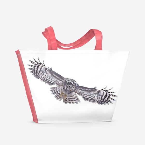 Пляжная сумка «Птица Сова.»
