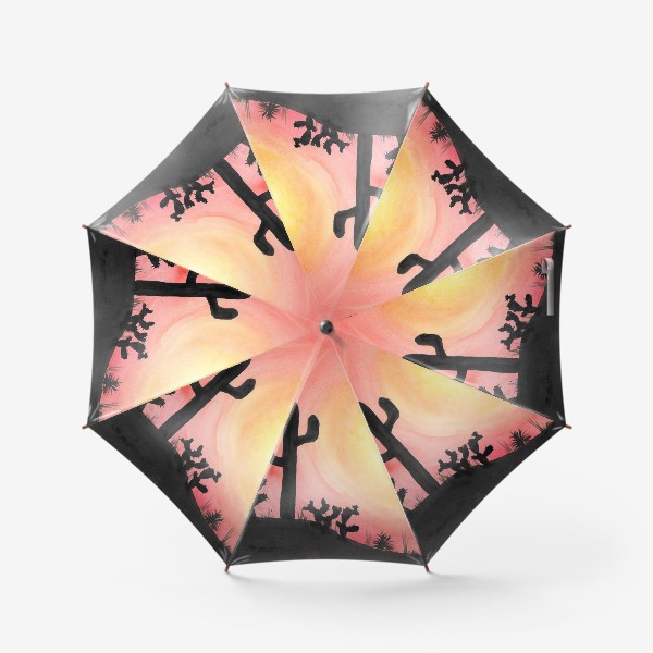 Зонт «Жара. Лето. Кактусы.»