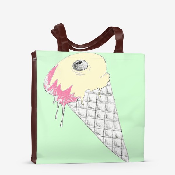Сумка-шоппер &laquo;Мороженное Pop Art&raquo;