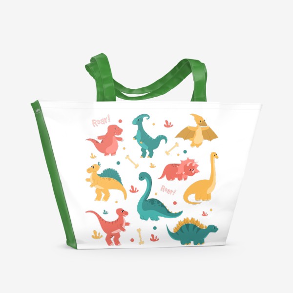 Пляжная сумка &laquo;Веселые динозавры&raquo;