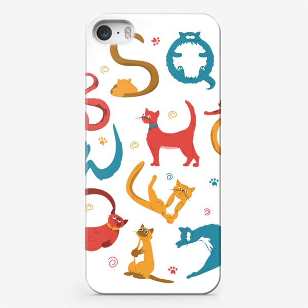 Чехол iPhone «Смешные коты»