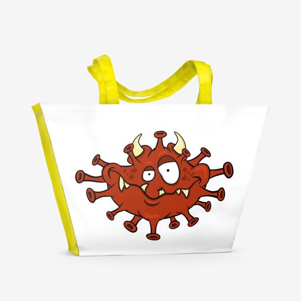 Пляжная сумка «коронавирус»