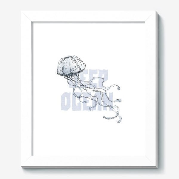 Картина «Медуза. Глубокий океан»