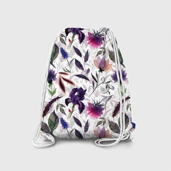 Рюкзак «Flower pattern. White»
