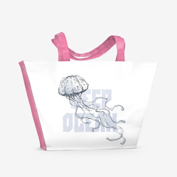 Пляжная сумка «Медуза. Глубокий океан»