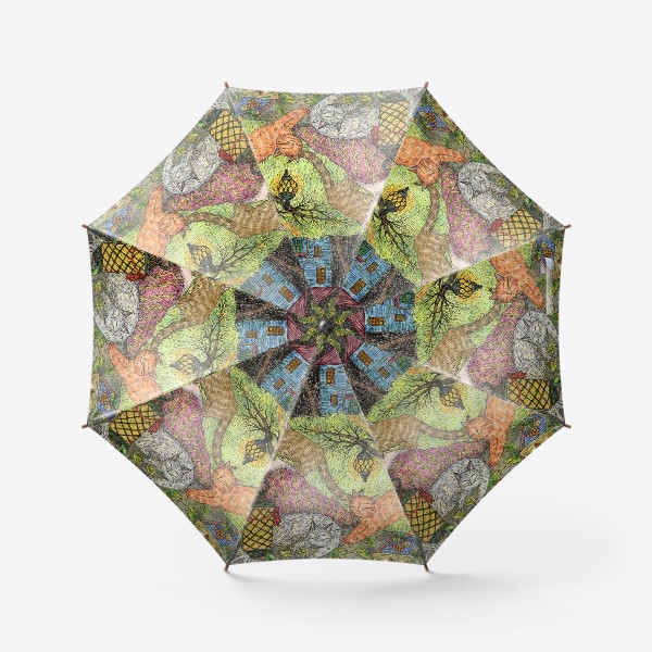 Зонт «Прекрасная осенняя сказка»