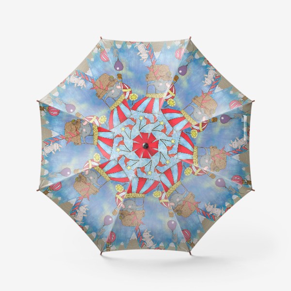 Зонт «Путешествие на воздушном шаре»