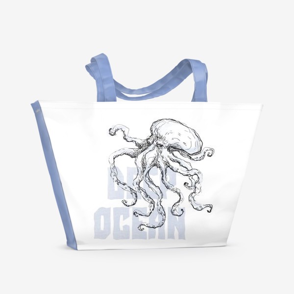 Пляжная сумка «Осьминог. Глубокий океан»