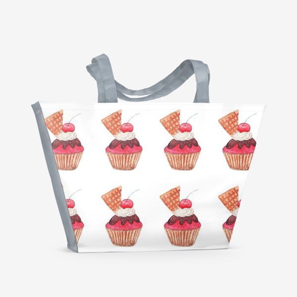 Пляжная сумка «Cupcakes»
