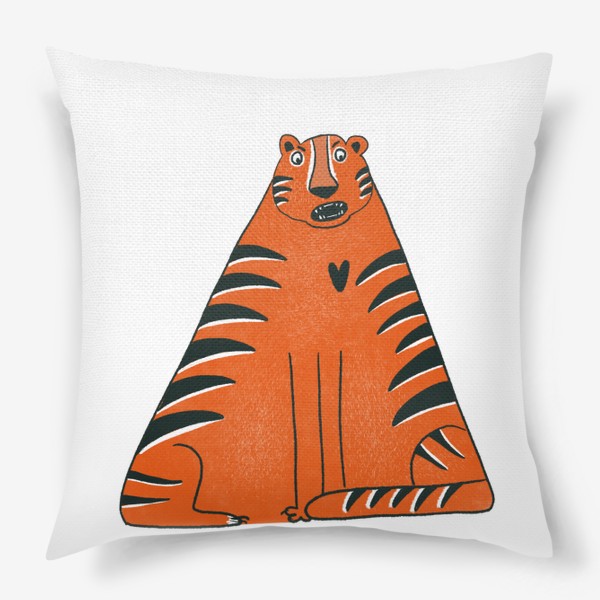 Подушка «Треугольный тигр»