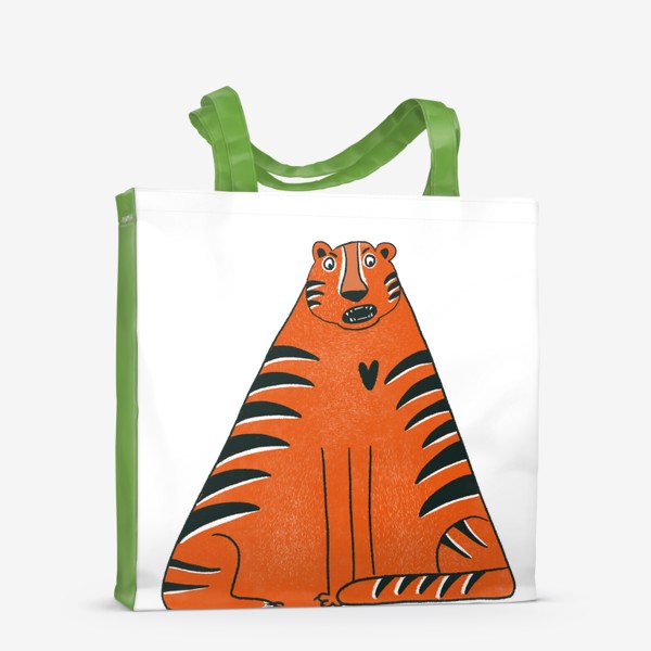Сумка-шоппер «Треугольный тигр»