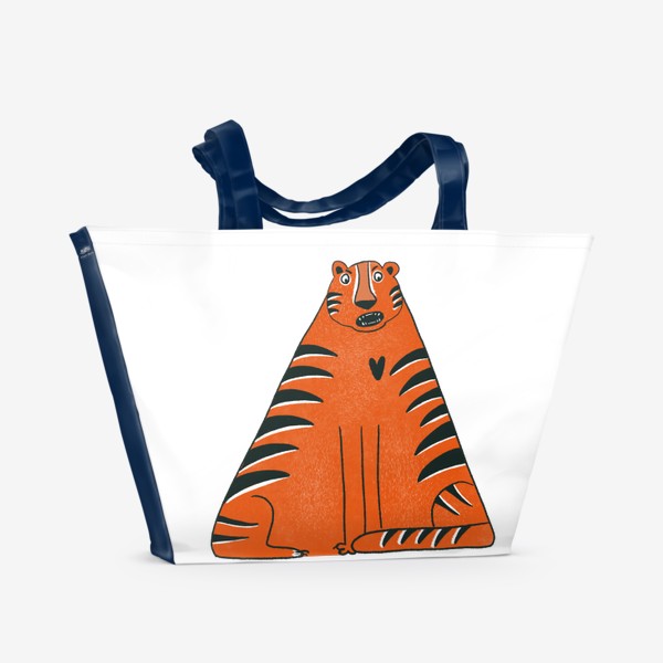 Пляжная сумка &laquo;Треугольный тигр&raquo;