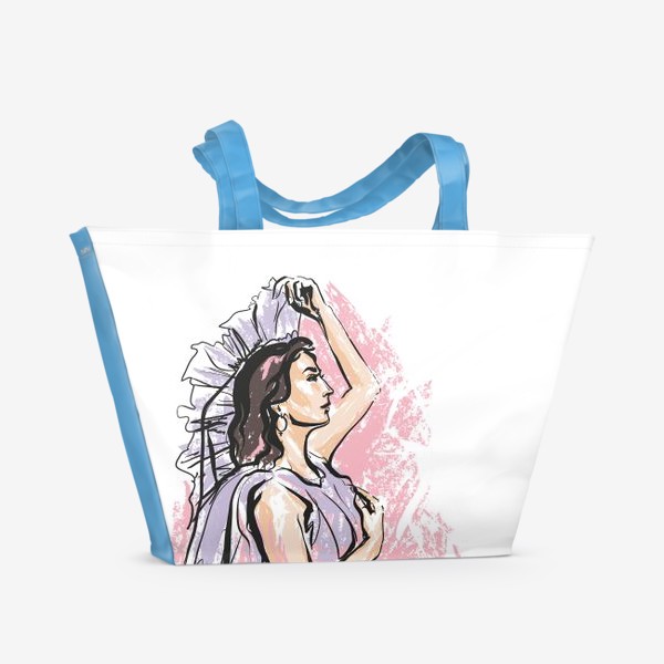 Пляжная сумка «Fashion girl»