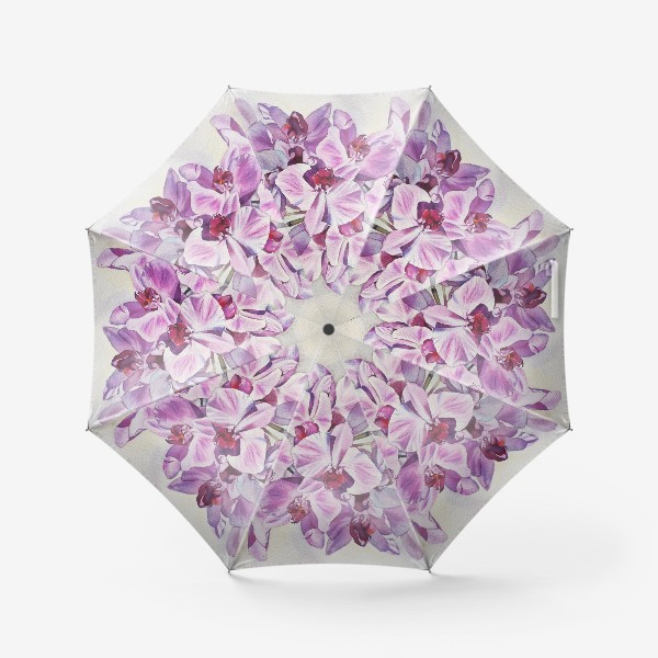 Зонт «Орхидея Акварель»