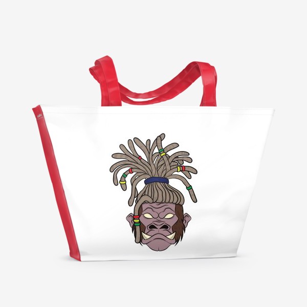 Пляжная сумка &laquo;горилла с дредами&raquo;