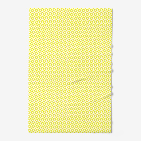 Полотенце «Паттерн маленькие жёлтые точки»