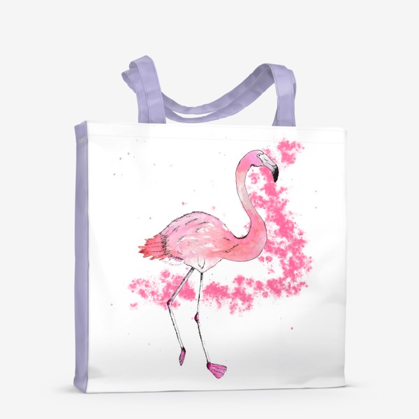 Сумка-шоппер &laquo;Розовый фламинго&raquo;