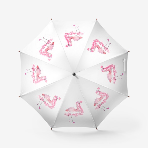 Зонт &laquo;Розовый фламинго&raquo;