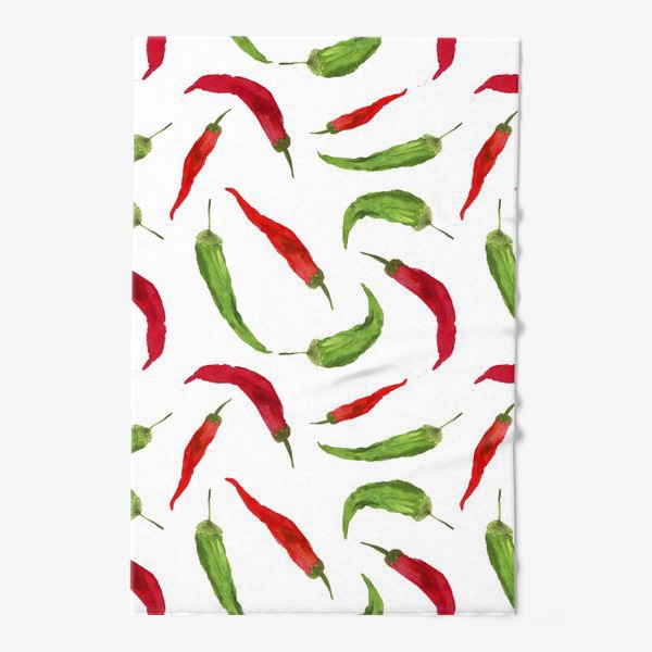 Полотенце «Красные и зеленые  перцы»