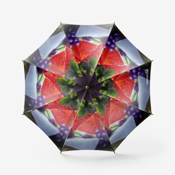 Зонт «Яркий натюрморт с арбузом»