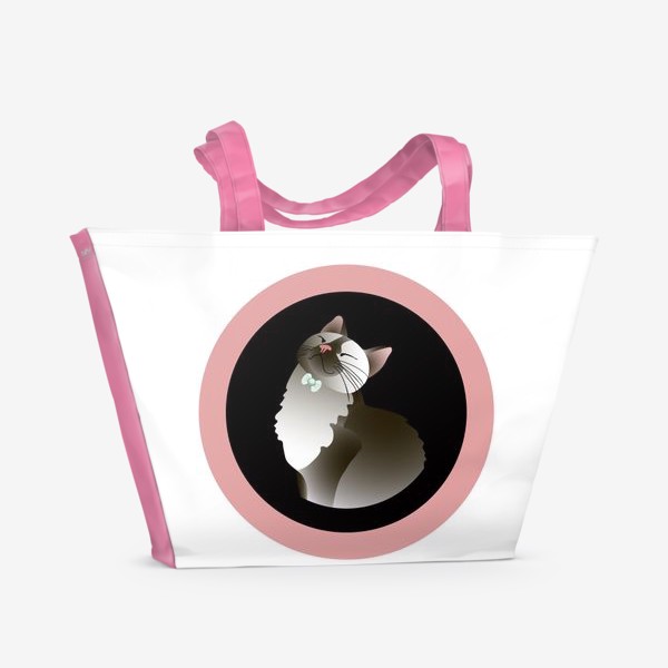 Пляжная сумка «Котик»
