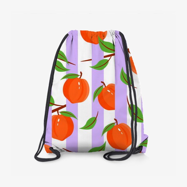Рюкзак «Персики с полосками»