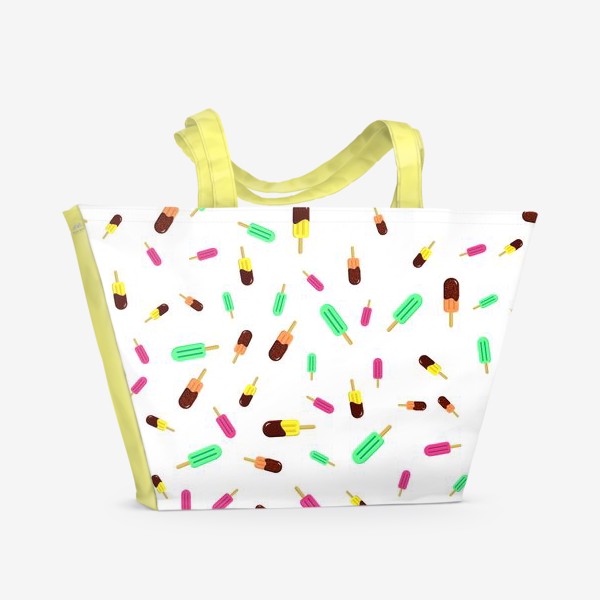Пляжная сумка &laquo;Разноцветное мороженое&raquo;