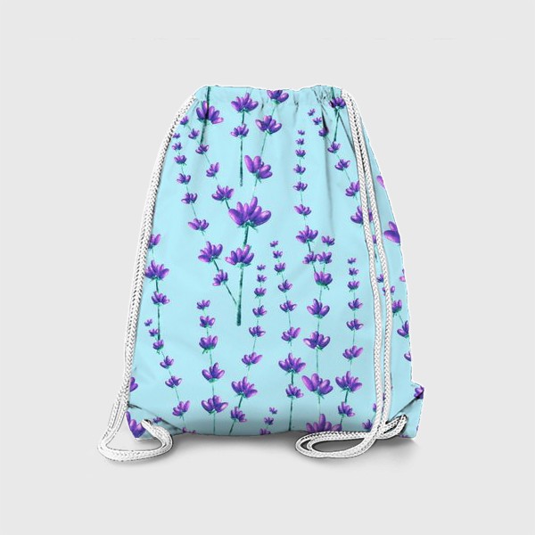 Рюкзак «лаванда на голубом»