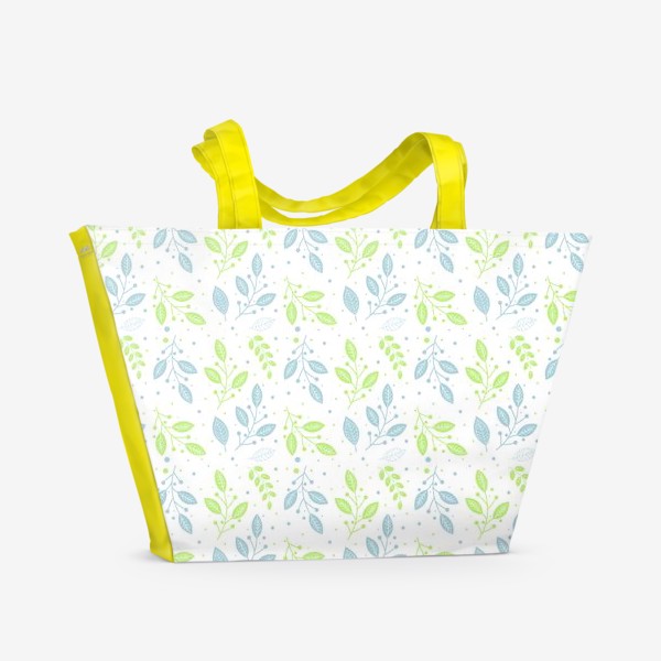 Пляжная сумка «Весенние листья»