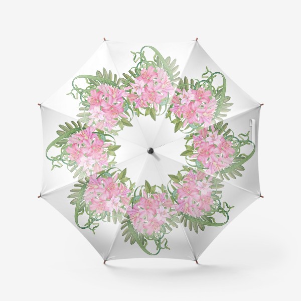 Зонт «Букет цветов  лилий»