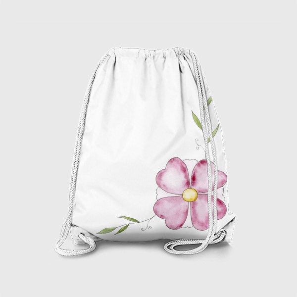 Рюкзак «Цветок. Лепестки и зелень...»