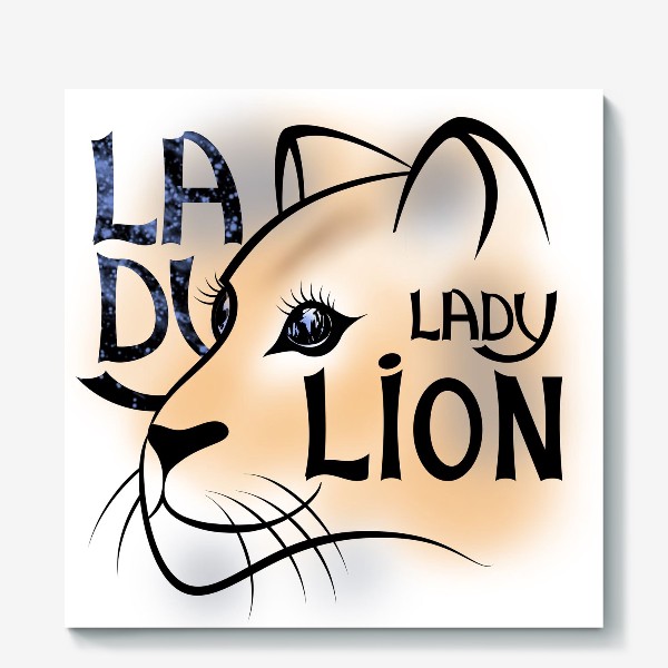 Холст «LADY LION»