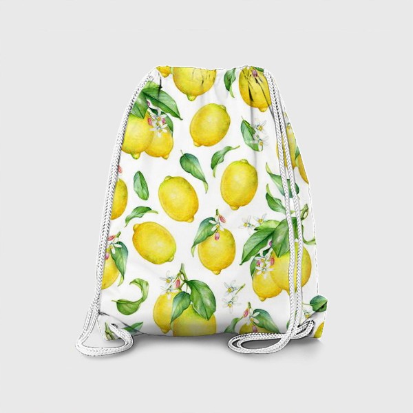 Рюкзак «Паттерн с лимонами светлый»