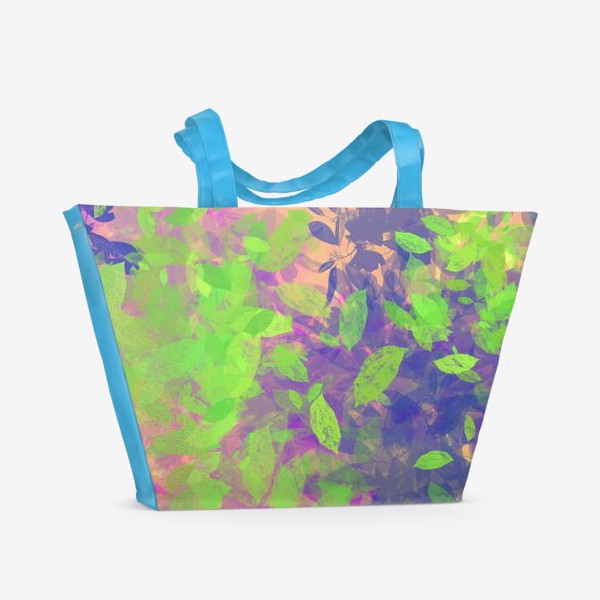 Пляжная сумка &laquo;Разноцветные листья&raquo;