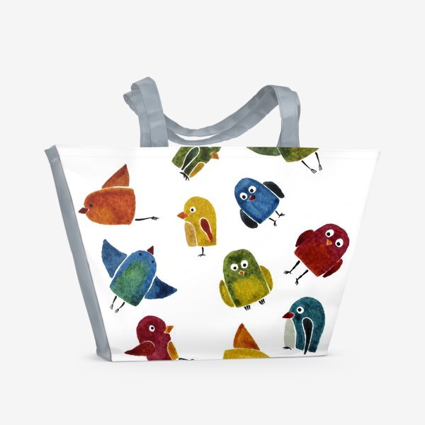 Пляжная сумка «Птички»