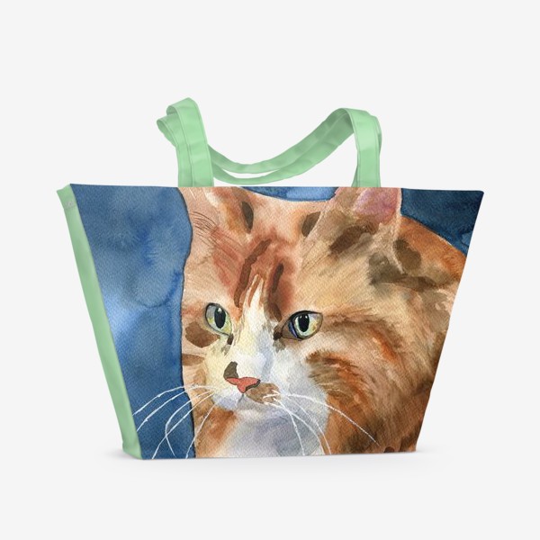 Пляжная сумка «домашняя кошка»