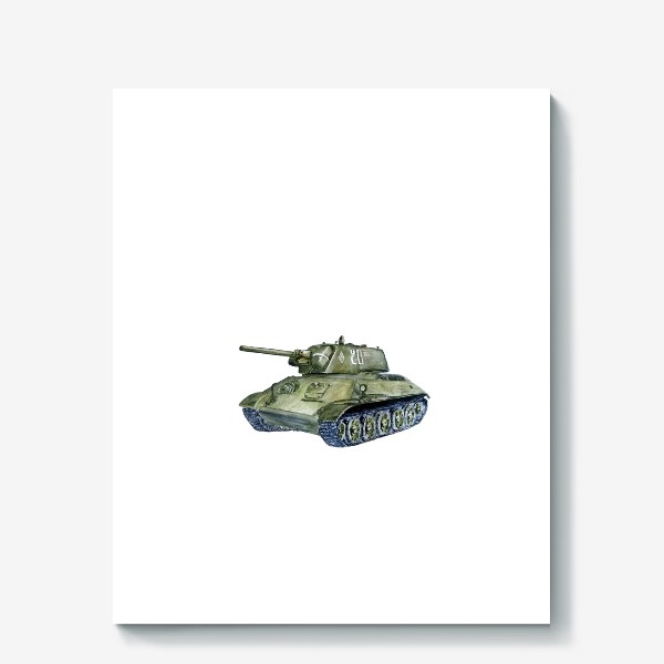 Холст «Танк Т-34»